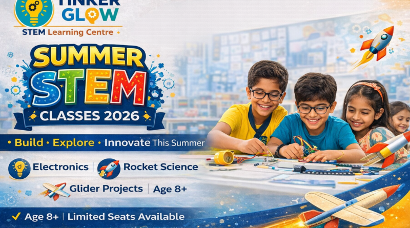 Summer STEM Classes for Children 2026 Tinker glow STEM Learning centre